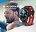 Smart Watch with Full Touchscreen and Display of Round Dial, 2019 Version IP67 Waterproof,Fitness Tracker Watch with Pedometer Heart Rate Blood Pressure Monitor Sleep Tracker,Black