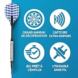 DartPro, cible fléchettes électronique et 6 fléchettes de 18 g photo 4