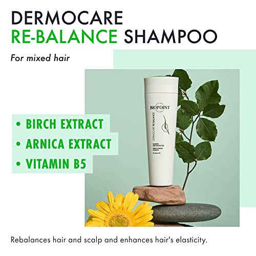 Biopoint Rebalancing Shampoo For Oily Scalp And Dry Ends - Dermocare Shampoo For Oily Hair - Sebum Regulating Shampoo For Greasy Hair - Oily Scalp Shampoo - Dermocare Re-Balance Oily Scalp Treatment #TOP2