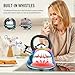 Weftnom Tea Kettle, Kettle 3.7QT, Tea Pot Whistling 316 Stainless Steel, Tea Kettle Stovetop with Cool Folding Handle, Kettle Teapot Rainbow Induction for Boiling Water, Mirror Finish