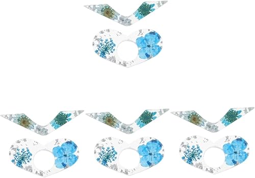 Operitacx 8 piezas de accesorios de escritorio de trabajo, soporte para libro de pulgar de resina, marcador de página, soporte de página, clip para