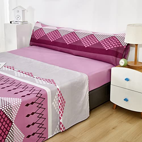 Dalina Textil - Juego Sábana Cama 90- Juego de Sábanas para Cama 3 Piezas, Bajera Ajustable 90x190, Encimera 165x260, 1 Funda Almohada 45x110 (Cama de 90x190cm Estampado)