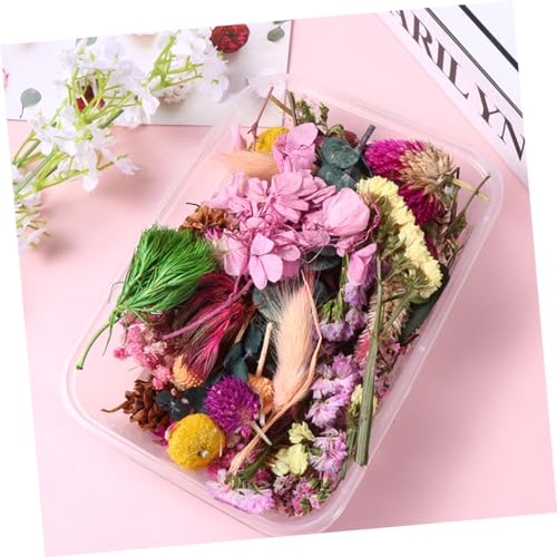Corona de flores secas decorativa para hogar y eventos miniatura 6