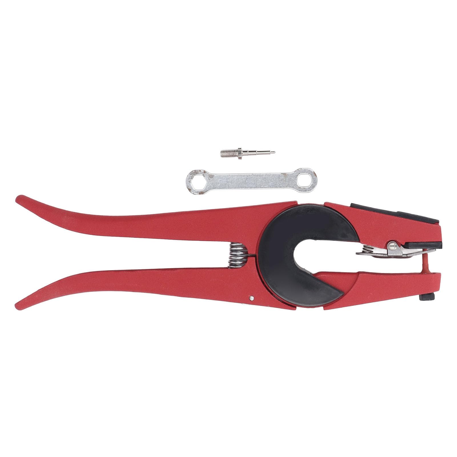MRKU Pinza per Marchi Auricolari, Strumento di etichettatura per Bestiame Senza Fili per bovini, Ovini, suini, applicatore Resistente con meccanismo a Molla per Animali, capre per Agricoltori
