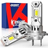 Krieges Fahren 2023 Upgraded H7 LED Headlight Bulb, 22000LM 600% Brighter, 1:1 Mini Size H7 LED bulb