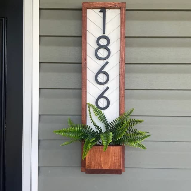 13 Unique House Numbers for Anyone Trying to Improve Their Curb Appeal Home By Alley