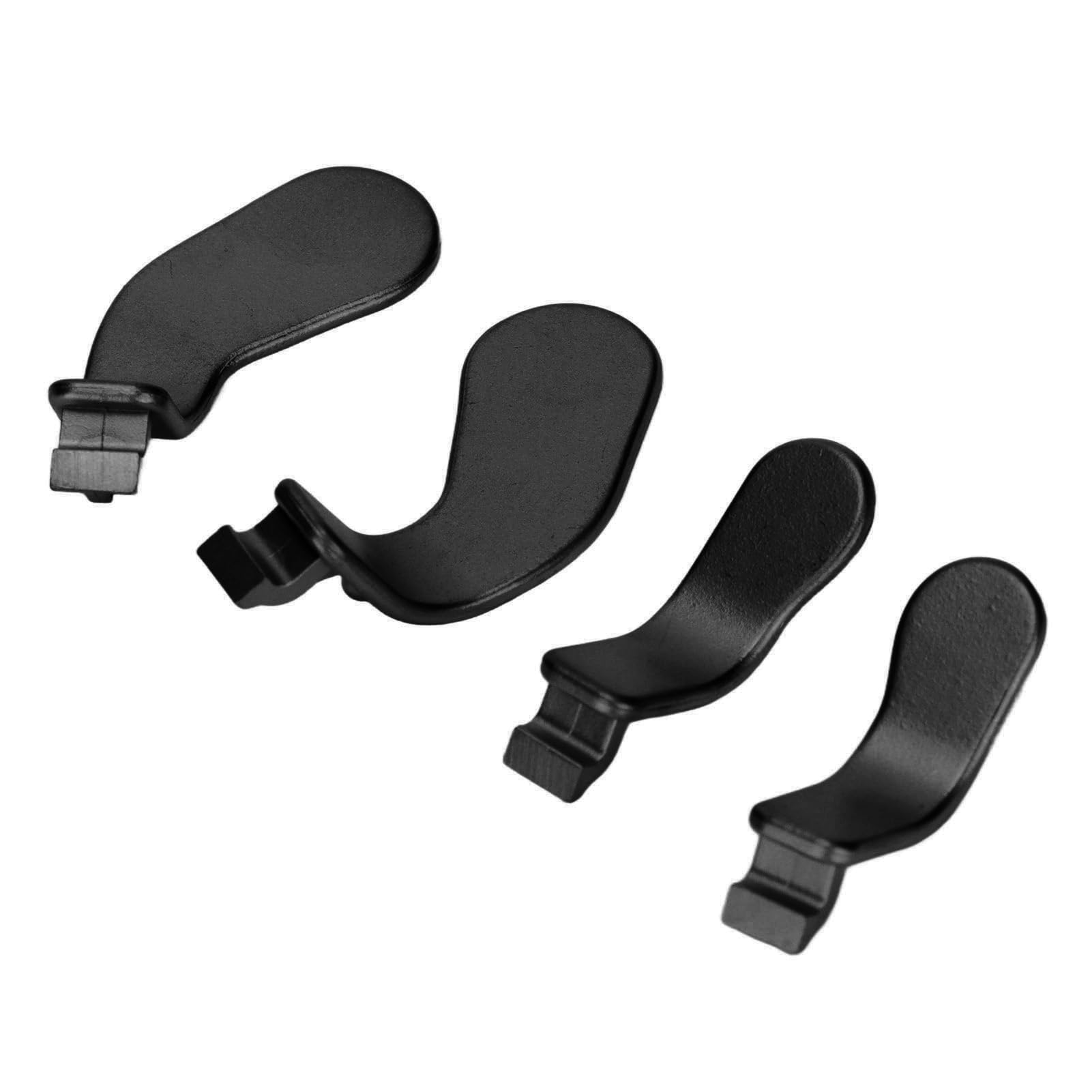 Łopatki do Kontrolera Wysokiej Jakości Metalowy Materiał ze Stali Nierdzewnej 4 Szt. do Kontrolerów Paddles Kompatybilny z Kontrolerami Bezprzewodowymi One Series 2.(czarny)