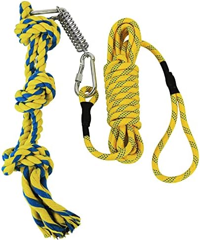 Amazon.com : YIKEBALOG Dog Rope Toys Outdoor Bungee Tug Toy for Pitbull ...
