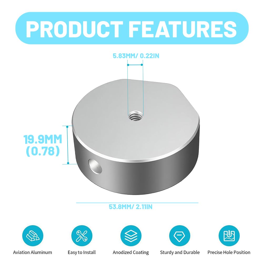 Adapter Starlink Mini, uchwyt Mi ni Starlinks aluminiowy 1/4", kompatybilny z Mimi Star Link i płaskim uchwytem