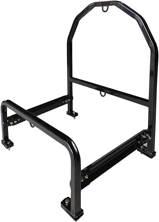 Semi Truck Spare Tire (or Tire and Rim) Carrier, Super Single, Adjustable, Powder Coated, Universal Fit, STAR Fabrication, 3510-X