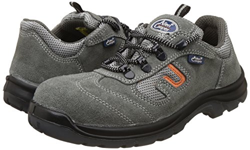 Allen Cooper AC-1459 Safety Shoe, Double Density DIP-PU Sole, Grey, Size 5