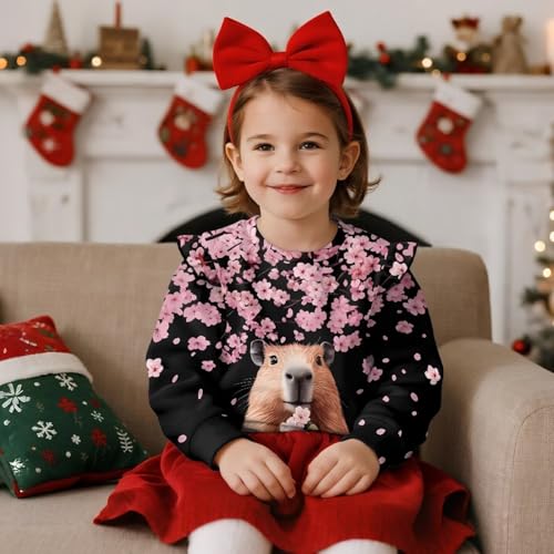 Girl Sweatshirt Clothes Thick Kids Long Sleeve Fashion Pullover Tops Clothes Loose Crewneck Sweatshirts3