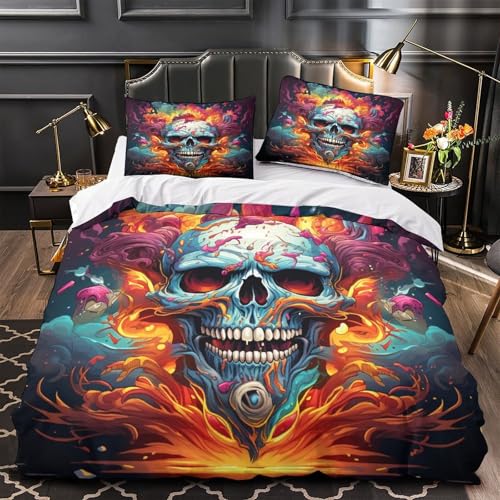 Housse de couette microfibre hypoallergique douce lit serpent rose 3d - 2