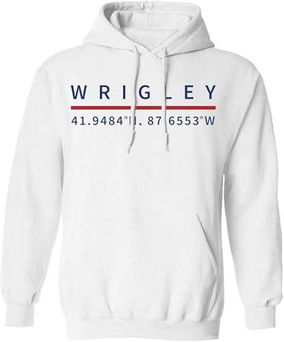 ThirtyFive55 Wrigley Field Coordenates Sudadera con capucha