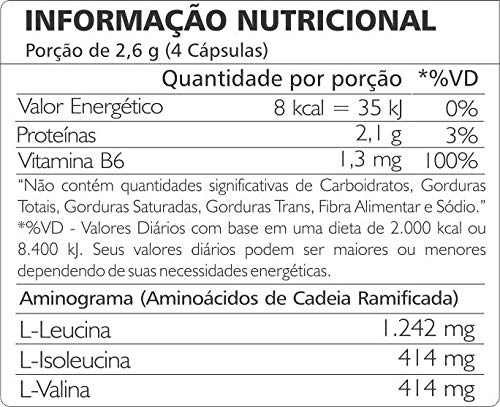 BCAA Recovery 3: 1: 1-120 Cápsulas - Atlhetica Nutrition, Athletica Nutrition