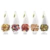 Tea Forte Premium Petite Presentation Box Gift Set Sampler, 10 Count, 2 of Each Blend Individually Wrapped Handcrafted Pyramid Infuser Bags, Herbal Retreat Tea