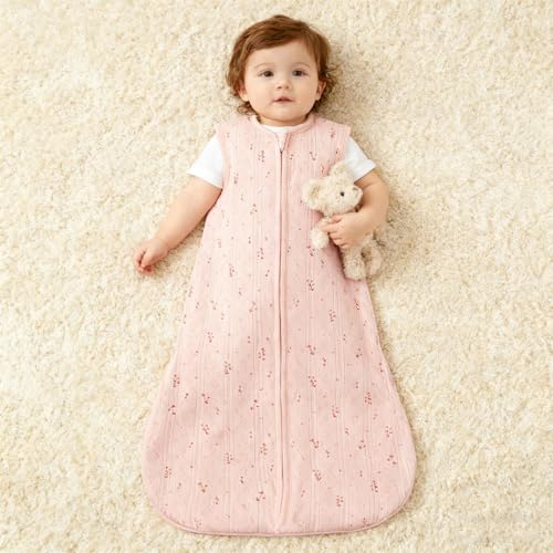 Image of Baby Organic Cotton Sleeveless Wearable Blanket for Summer 0-6 Months