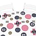 Last Sail Before The Veil - Nautical Bridal Shower & Bachelorette Party Giant Circle Confetti - Party Decorations - Large Confetti 27 Count