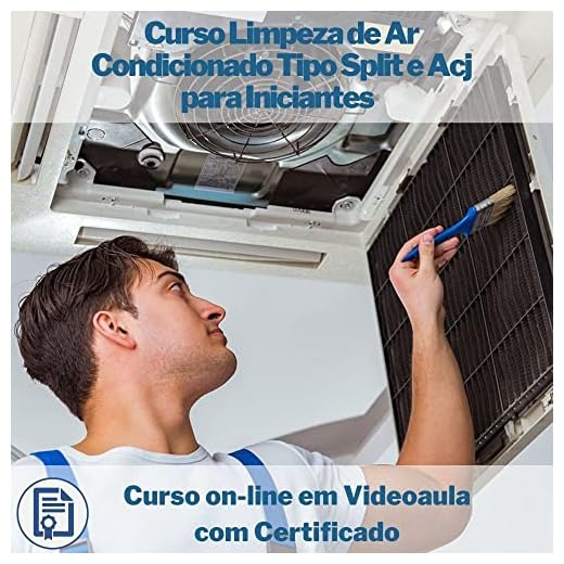 Curso on-line em videoaula de Limpeza de Ar Condicionado Tipo Split e Acj para Iniciantes com Certificado