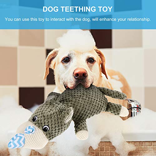 Balacoo Squeaky Brinquedos Do Animal de Estimação Gato Tédio Busters Rinoceronte De Pelúcia Do Cão D