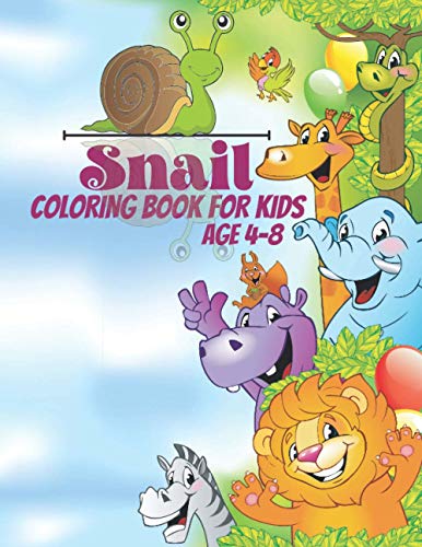 Snail coloring book for kids age 4-8: A bundle of unique snail coloring patterns for kids perfect and cute easy educational Coloring and activity book ... kids who love to color in toddler pattern. image 3
