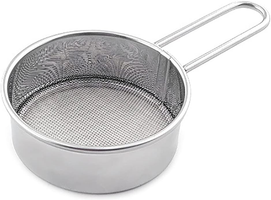Small Strainer, 2.6 inch Flour Colander Mini Sifter, Stainless Steel