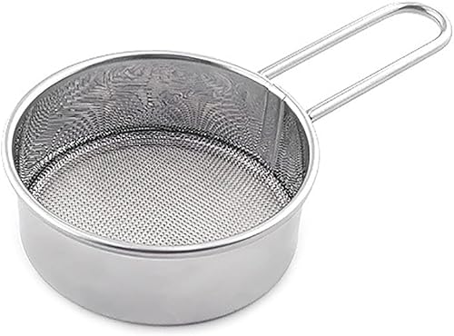 Miniatura 7 de Colador pequeño, colador de harina, mini tamiz de harina pequeño para hornear polvo de azúcar, café, pastas, té, tamiz de 2.6 pulgadas, 40 coladores