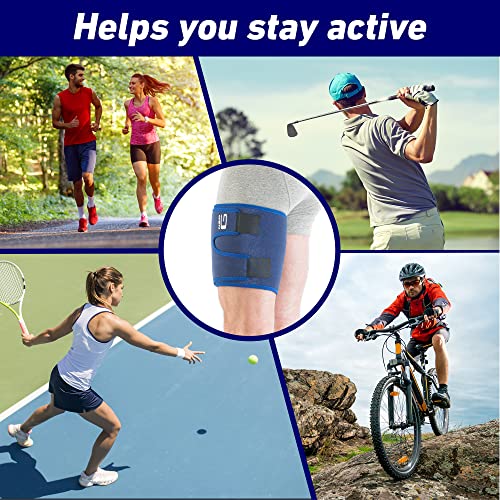 Neo-G Thigh Support Hamstring Support to Quadriceps and Hamstring Muscles – Hamstring Compression Sleeve for Sprains, Strains, Pulled Muscles, Sports Injury – Adjustable – Class 1 Medical Device - Image 5
