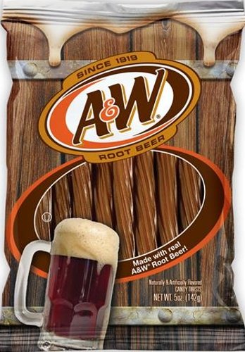 Orange, Grape Crush, Dr. Pepper & A&W Root Beer Licorice, Twists Assortment - (4 Packs)
