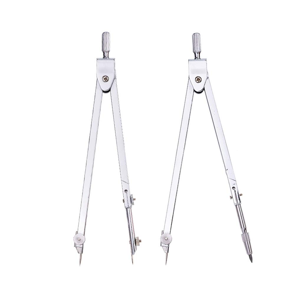 Compás De Dibujo Profesional, Compás De Resorte con Bloqueo para Herramientas De Dibujo Geométrico, Kits De Dibujo para Ingenieros, Estudiantes, Herramientas De Medición, A (C)