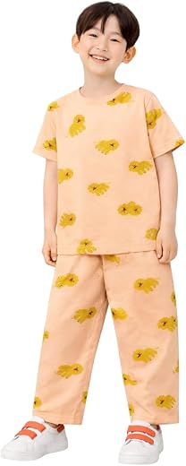 TOM &amp; TINY KIDZ Regular Fit Pure Cotton Co-ord Set for Boys Kids with Elegant Design | Stylish &amp; Comfortable Tshirt &amp; Pant...
