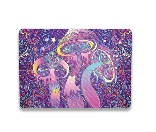 Image of MightySkins Carbon Fiber Skin Compatible with Microsoft Surface Laptop Studio 2 (2023) Full Wrap Kit - Bad Trip | Protective, Durable Textured Carbon Fiber Finish | Easy to Apply | Made in The USA