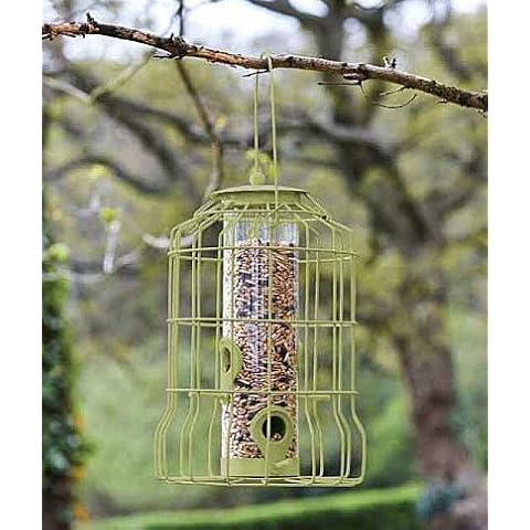 Garden Mile Green Hanging Bird Feeder Cover