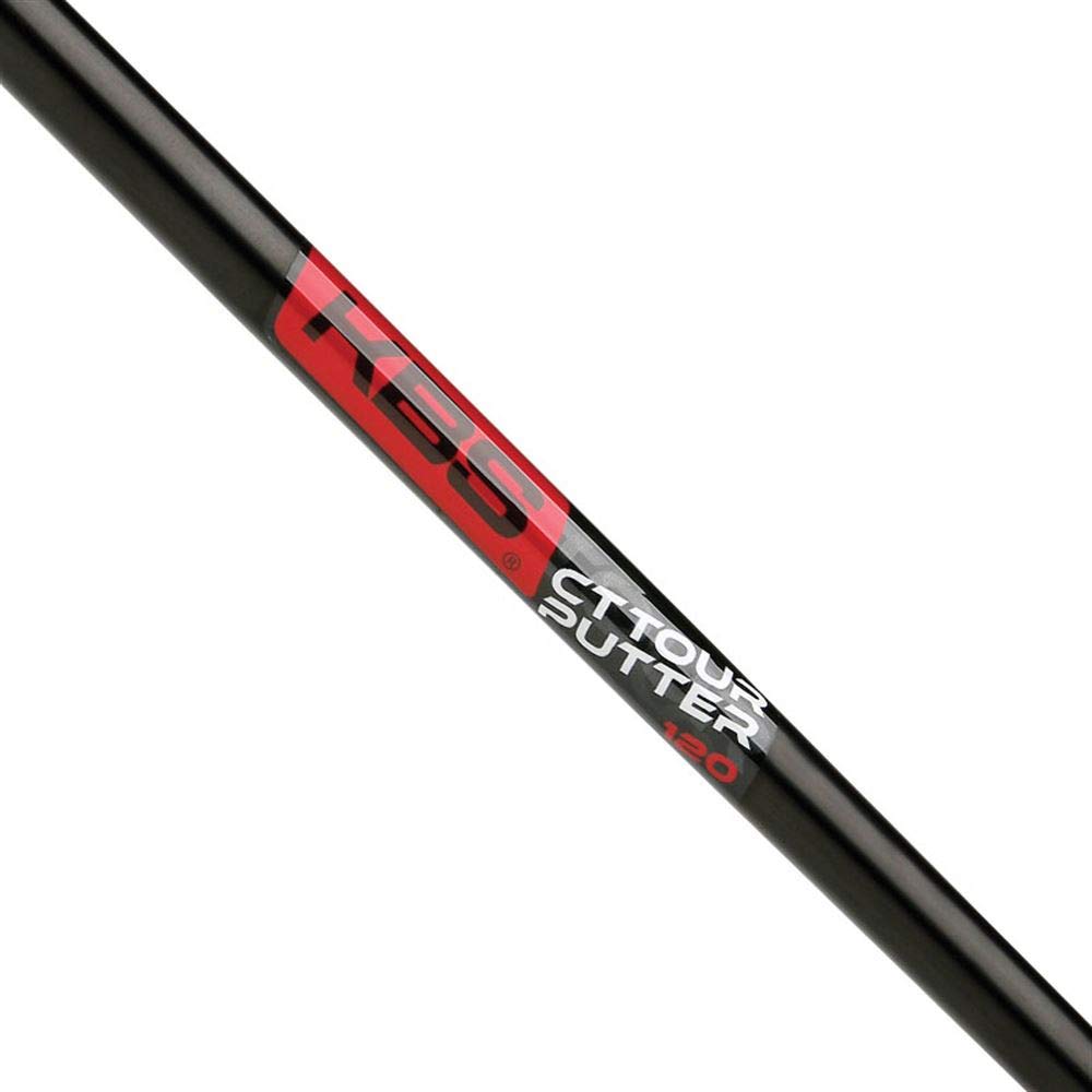 KBS CT Tour Putter Shaft - Straight Bend Brushed Black PVD Satin Finish (Choose Tip Size)