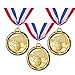 Abaokai 12 Pieces Soccer Medals for Awards for Kids and Adults, Gold Award Medals Set - Metal Olympic Style for Kid’s Sports Soccer Games and Prizes Awards, Party Favors, 2 Inches
