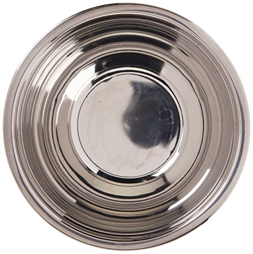 ExcelSteel Tigela de mistura de base antiderrapante de aço inoxidável de 2,5 litros
