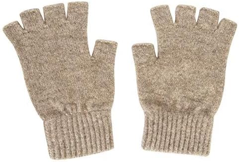 Whitepeak Genuine Merino Wool and Possumdown Fingerless Gloves for Men and Women | UNISEX
