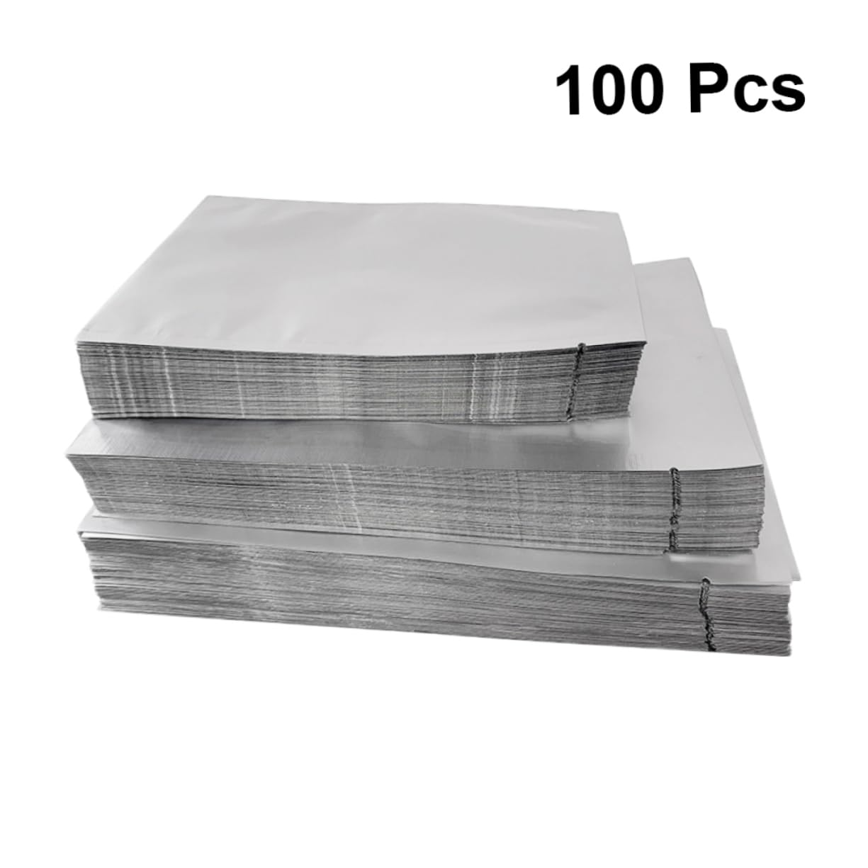 Healeved 400 Pz pacco alimentare sacchetti di conservazione borsa portaoggetti cerniera per alimenti sacchetto di caramelle sacchetto del pacchetto alimentare sacchetto di alluminio film