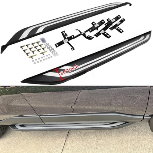 SAREMAS Aluminium Step Bars for 2019-2025 Toyota RAV4 Running Boards Side Step Pedal No Drilling Accessories