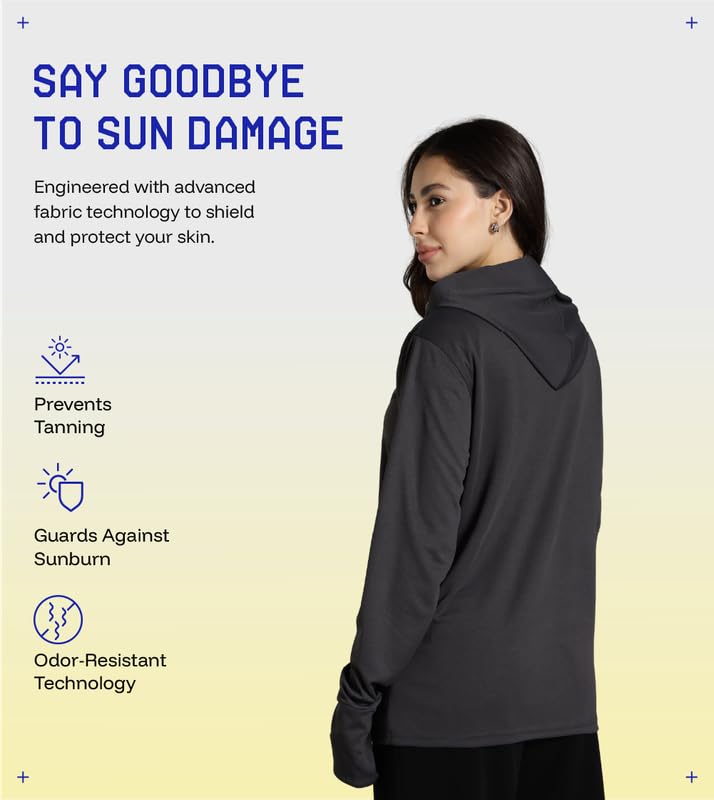 Image of BLUE TYGA Womens Sunscreen Jacket 2.0 - Advanced Protection from Sun & Pollution - UPF 50+ Protection