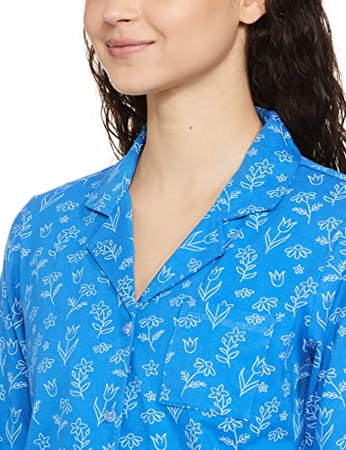 Image of Amazon Brand - Eden & Ivy Women's Cotton Regular Fit T-Shirt and Shorts Night Suit (Night Wear | Lounge Wear Set)