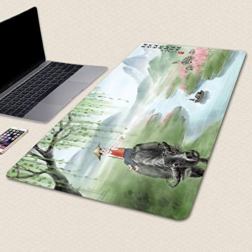 ゲーミングマウスパッド 発光マウスパッド 大型 防水 デスクマット おしゃれ 清潔しやすい デスクパッド 滑り止め ゴムベースマウスパッド 仕事 ゲーム オフィス ホーム用 男女兼用?各種図案? (C-08,1000*500MM)