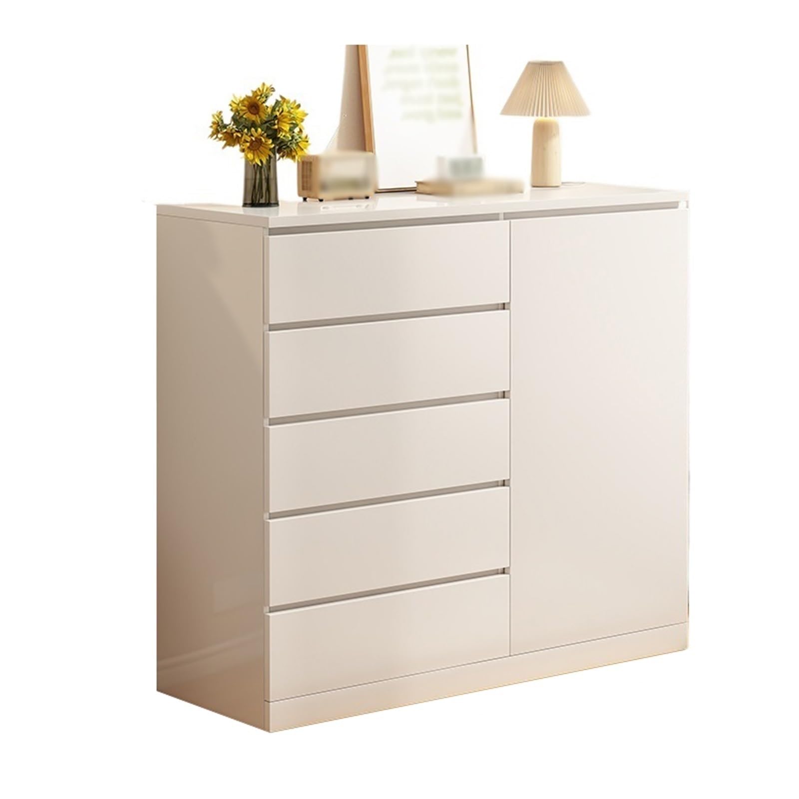 Dh2yjnbf3 Bedroom Modern 5 Layer Chest of Drawer Home Storage Cabinet with Drawers for Bedrooms and Living Rooms Storage Organizer