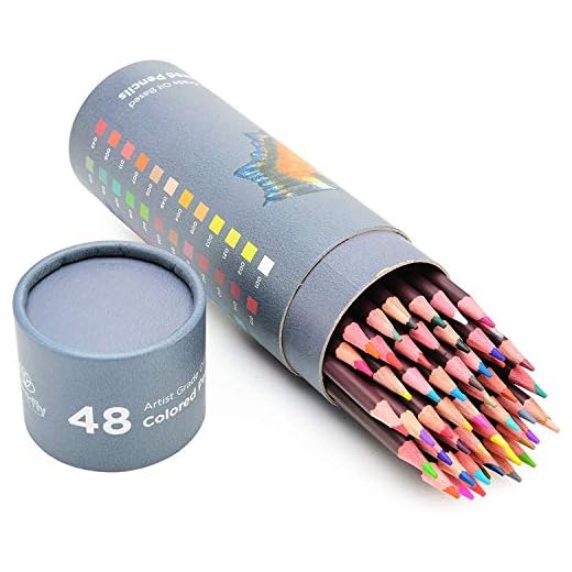 48 lápices de colores a base de aceite para artista, contiene tonos de piel para colorear dibujo y bocetos
