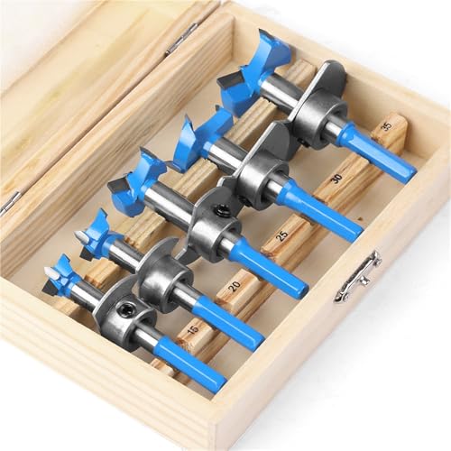 Juego de brocas para madera 15-35mm 5 piezas miniatura 6