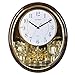 Melody & Chime Motion Wall Clock with Rotating Pendulum , Decorative Wall Clock, for Home, Hotel, Library or Church Decor.