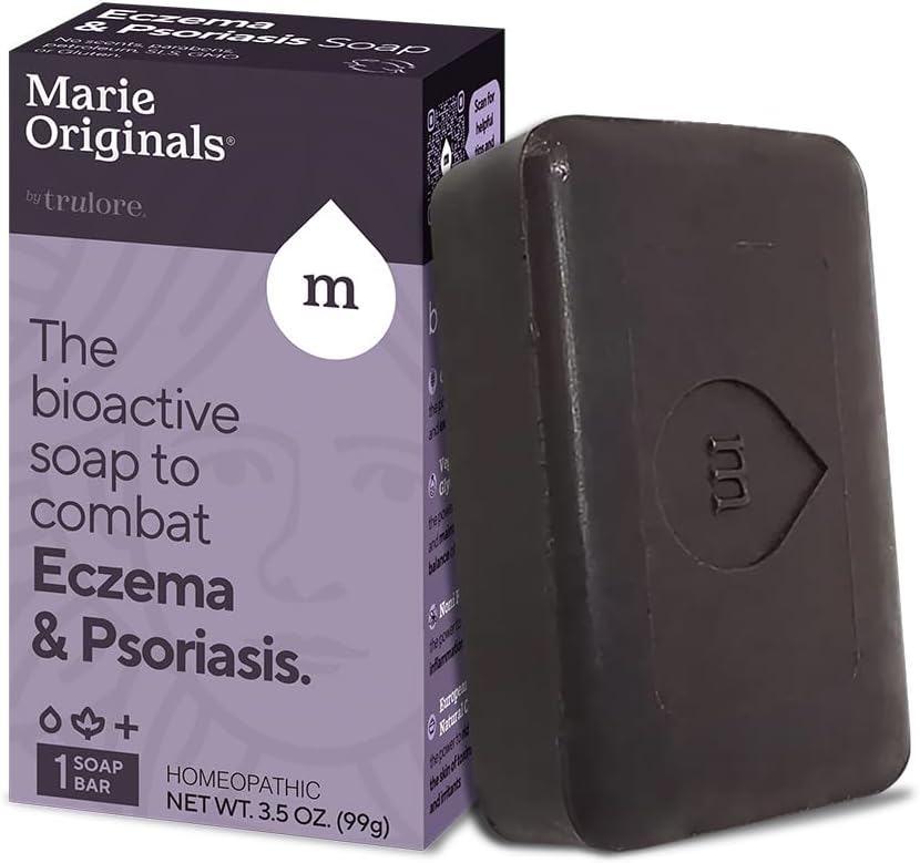 Marie Originals Eczema Face Soap Body Wash Bar – All Natural Psoriasis, Dermatitis Treatment for Dry Itchy Flaky Skin Relief – Gentle Detoxifying, Healing, Anti-Itch, Cleansing Skincare (Pack of 1) Marie Originals Eczema Face Soap Body Wash Bar – All Natural Psoriasis, Dermatitis Treatment for Dry Itchy Flaky Skin Relief – Gentle Detoxifying, Healing, Anti-Itch, Cleansing Skincare (Pack of 1)
