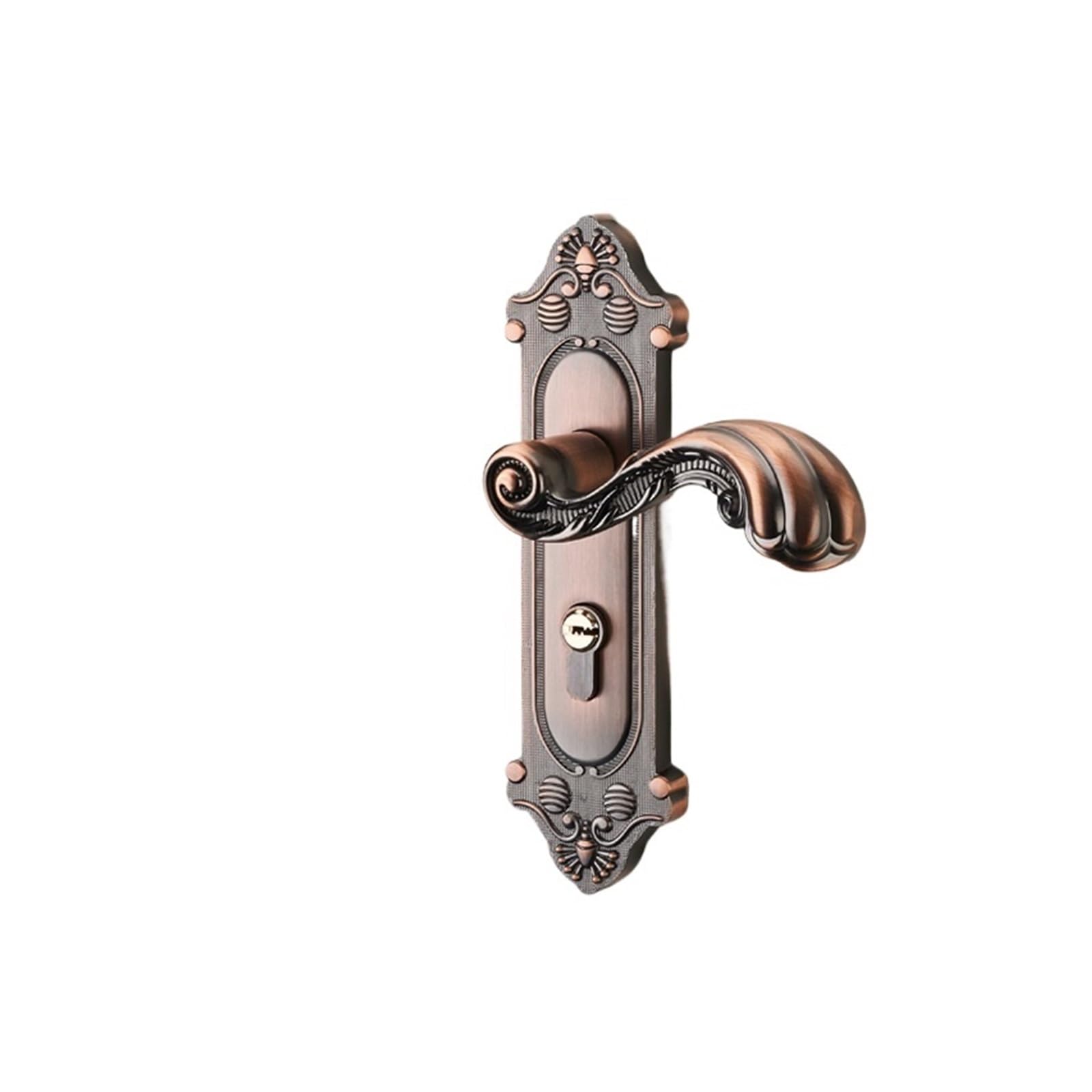 Kfvmvtdw One Color Door Lock European Silent Indoor Bedroom Handle