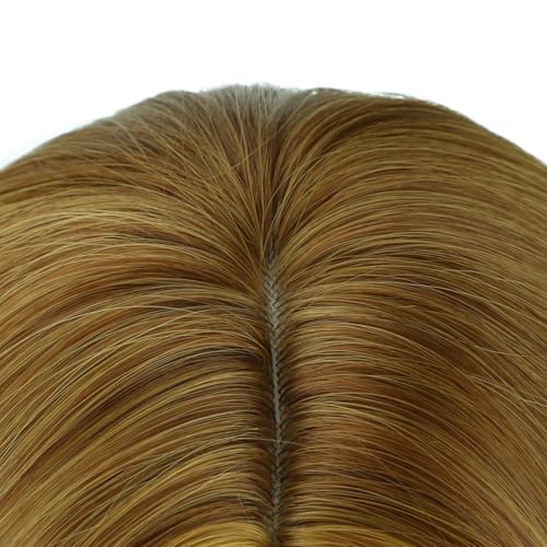 Image of PATTNIUM Blonde Wig for Kids Girls Long Curly Wavy Ash Blonde Wigs Middle Part Hair Heat Resistant Synthetic Hair Wig with Wigs Cap