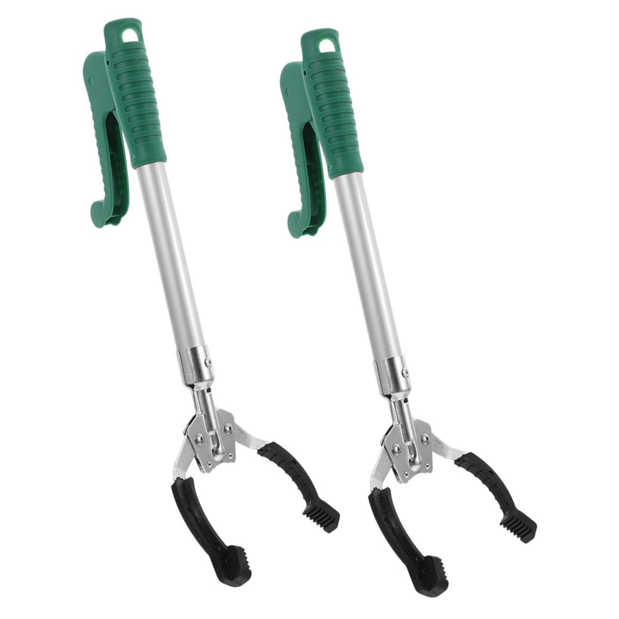 2 Stück Leichter Müllgreifer Zange Grabber Reacher Werkzeug Ergonomisch für Senioren Alltagshilfe Müllaufnahme Vielseitig für Haushalt und Reinigung